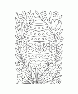 Ausmalbild Ostern 006