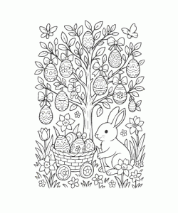 Ausmalbild Ostern 010