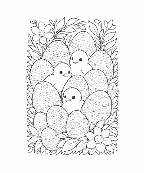 Ausmalbild Ostern 011