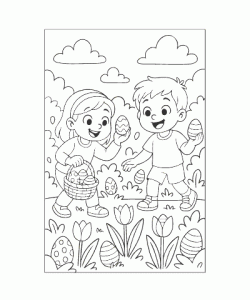 Ausmalbild Ostern 015