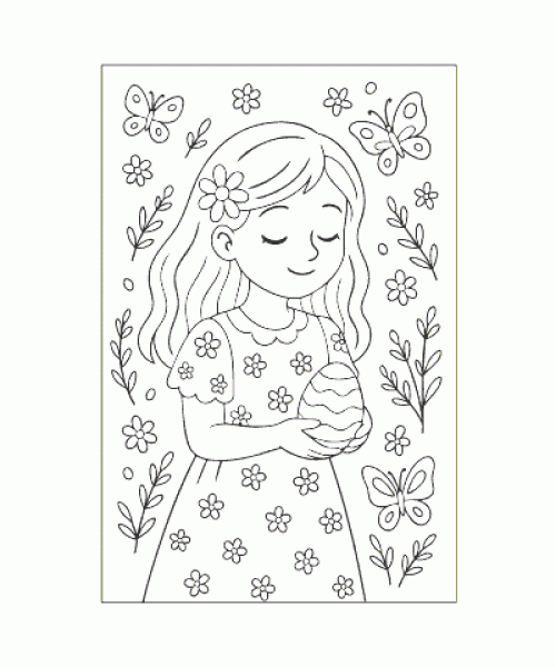 Ausmalbild Ostern 017