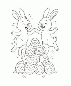 Ausmalbild Ostern 018