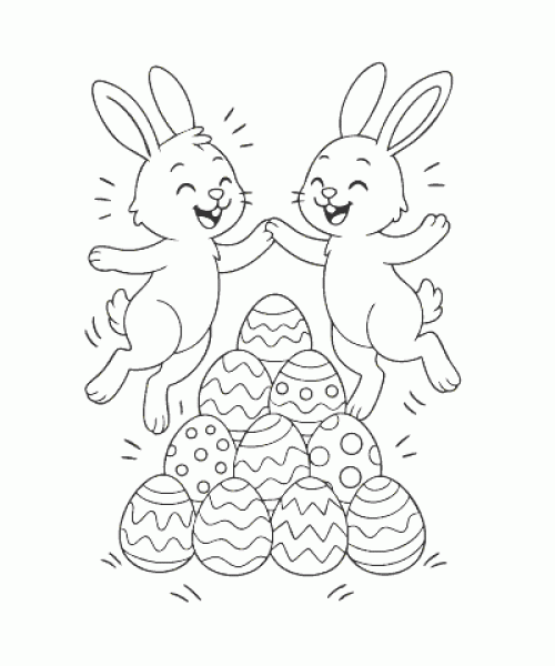 Ausmalbild Ostern 018