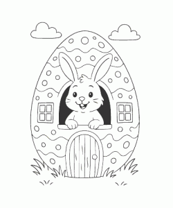 Ausmalbild Ostern 019