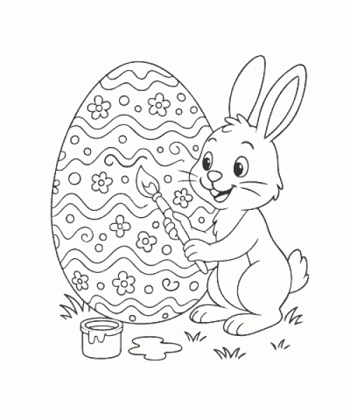 Ausmalbild Ostern 020