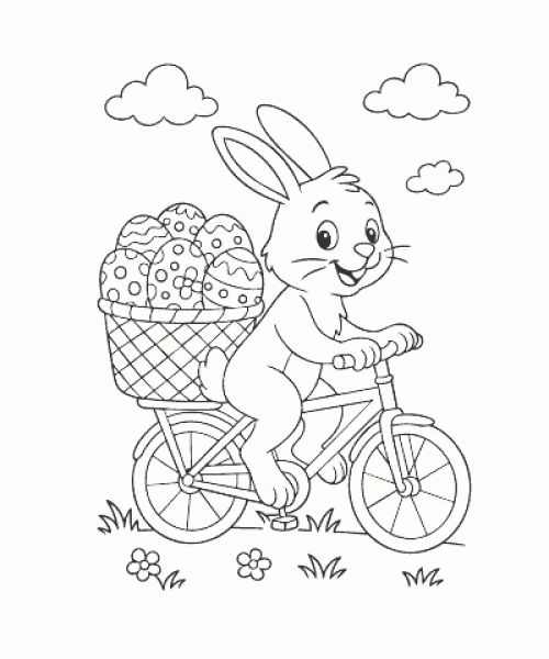 Ausmalbild Ostern 021