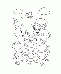 Ausmalbild Ostern 023