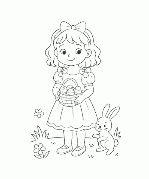 Ausmalbild Ostern 024