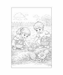 Ausmalbild Ostern 028