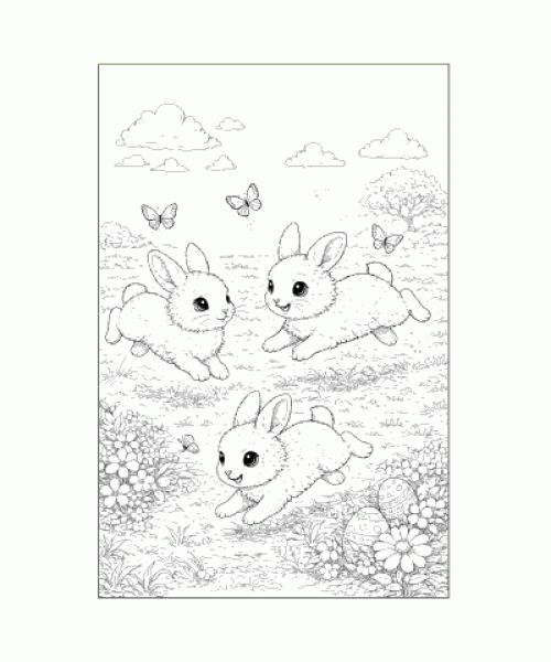 Ausmalbild Ostern 029