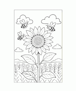 Ausmalbild Pflanze 005