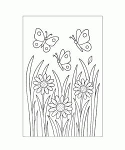 Ausmalbild Pflanze 009