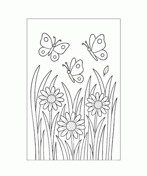 Ausmalbild Pflanze 009