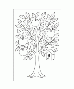 Ausmalbild Pflanze 011