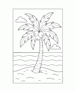 Ausmalbild Pflanze 014