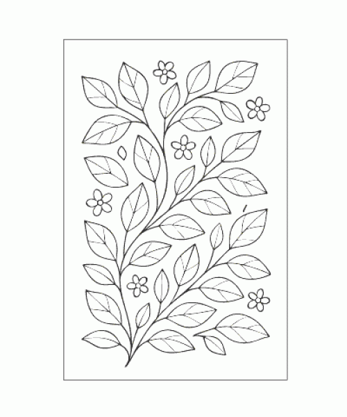 Ausmalbild Pflanze 015