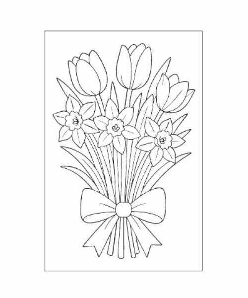 Ausmalbild Pflanze 016