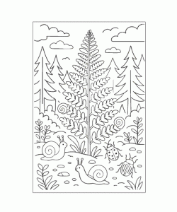 Ausmalbild Pflanze 018