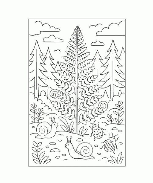 Ausmalbild Pflanze 018