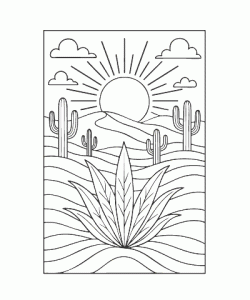 Ausmalbild Pflanze 020