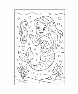 Ausmalbild Prinzessin 033