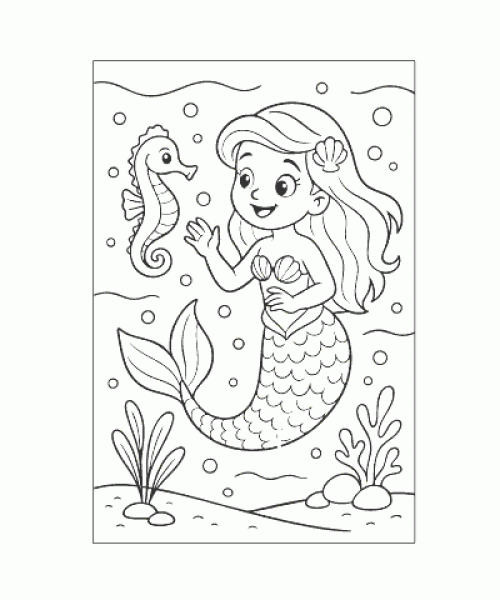 Ausmalbild Prinzessin 033