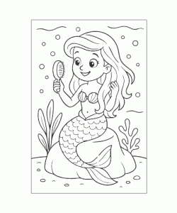 Ausmalbild Prinzessin 034