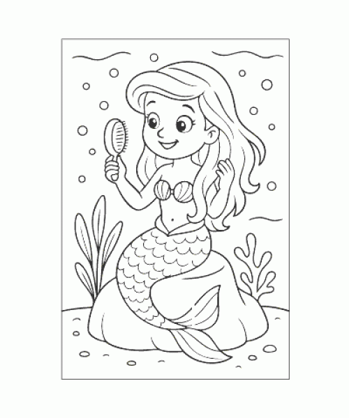 Ausmalbild Prinzessin 034