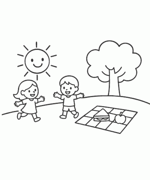 Ausmalbild Sommer 006