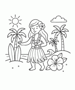 Ausmalbild Sommer 014