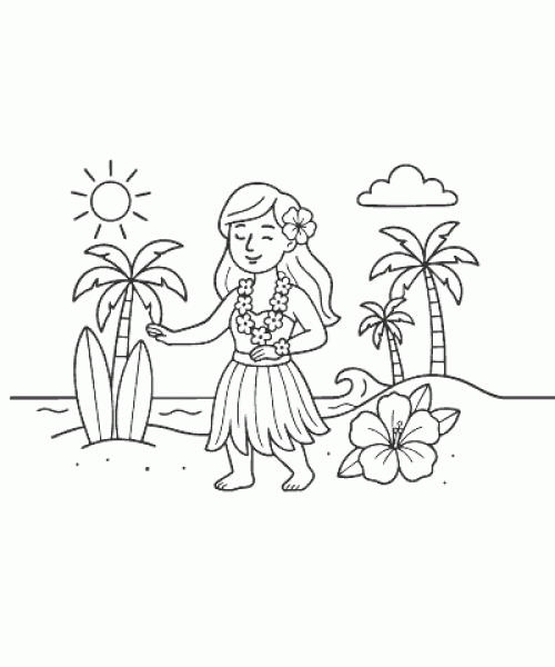 Ausmalbild Sommer 015