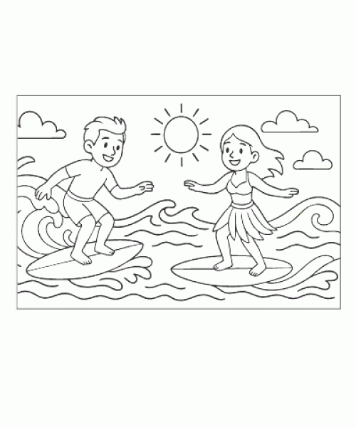 Ausmalbild Sommer 016