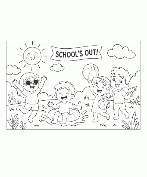 Ausmalbild Sommer 018