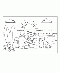 Ausmalbild Sommer 019