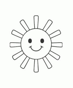 Ausmalbild Sommer 026