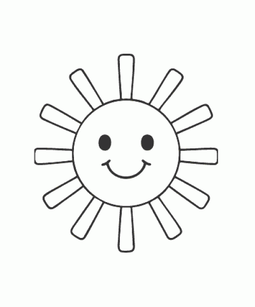 Ausmalbild Sommer 026