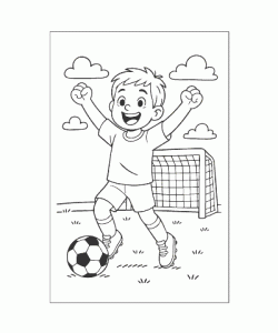 Ausmalbild Sport 001