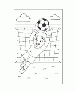 Ausmalbild Sport 003