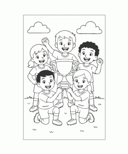 Ausmalbild Sport 004