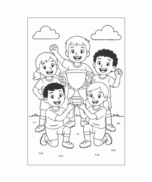 Ausmalbild Sport 004