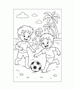 Ausmalbild Sport 009