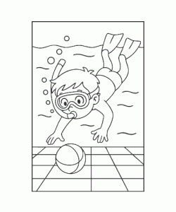 Ausmalbild Sport 014