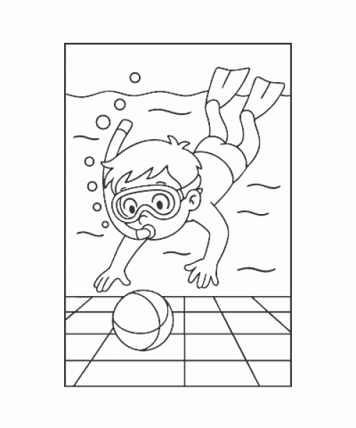 Ausmalbild Sport 014