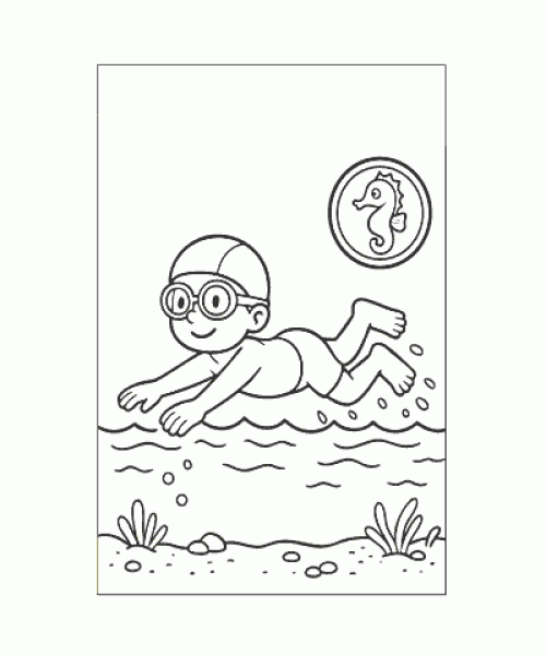 Ausmalbild Sport 016