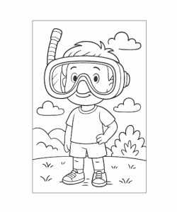 Ausmalbild Sport 017