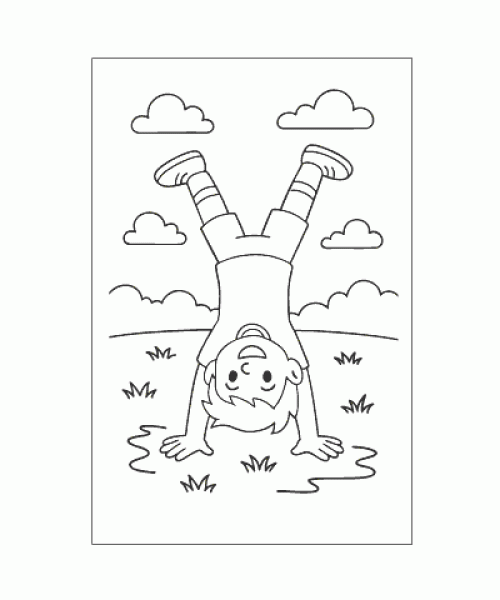 Ausmalbild Sport 019