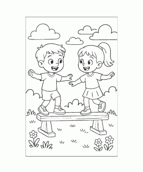 Ausmalbild Sport 020