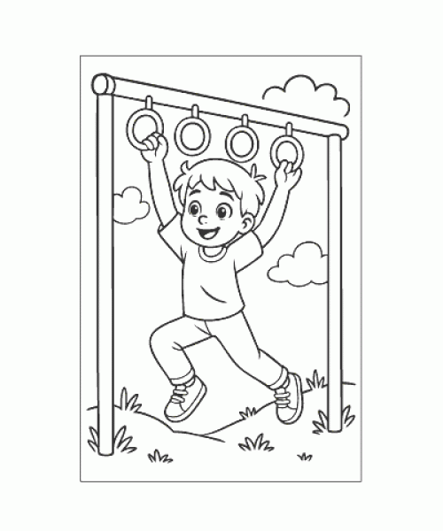 Ausmalbild Sport 022