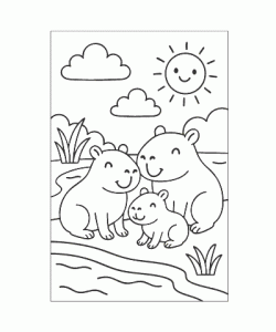 Ausmalbild Tiere 004