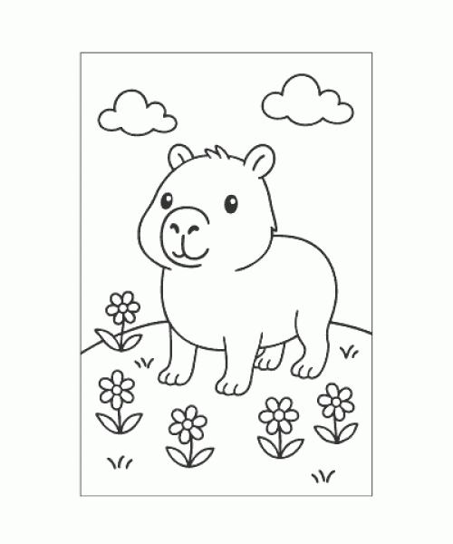 Ausmalbild Tiere 007